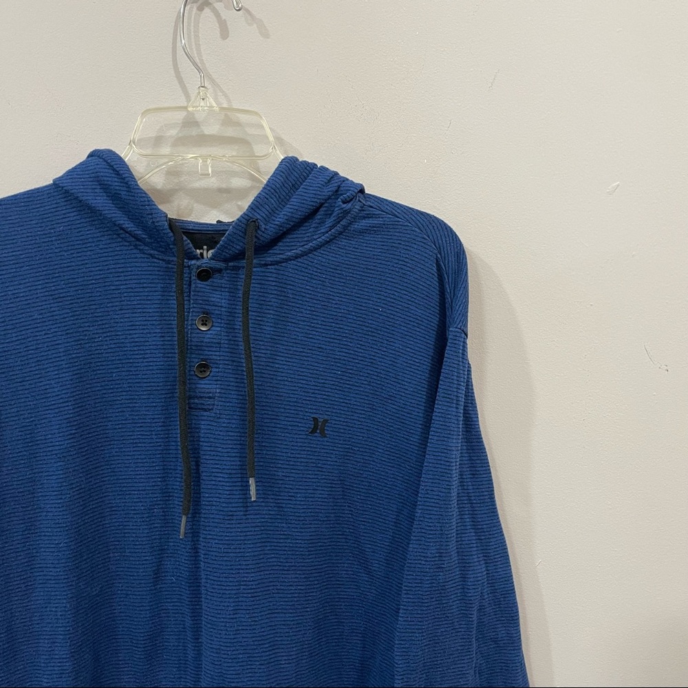 Hurley Striped Cotton Hoodie